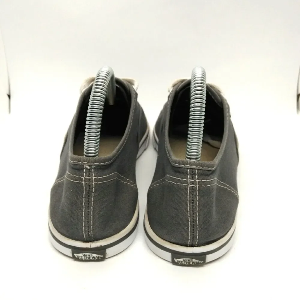 Vans Off The Wall Casual Canvas Sneakers Shoes Women's Size 8.5 Grey_3